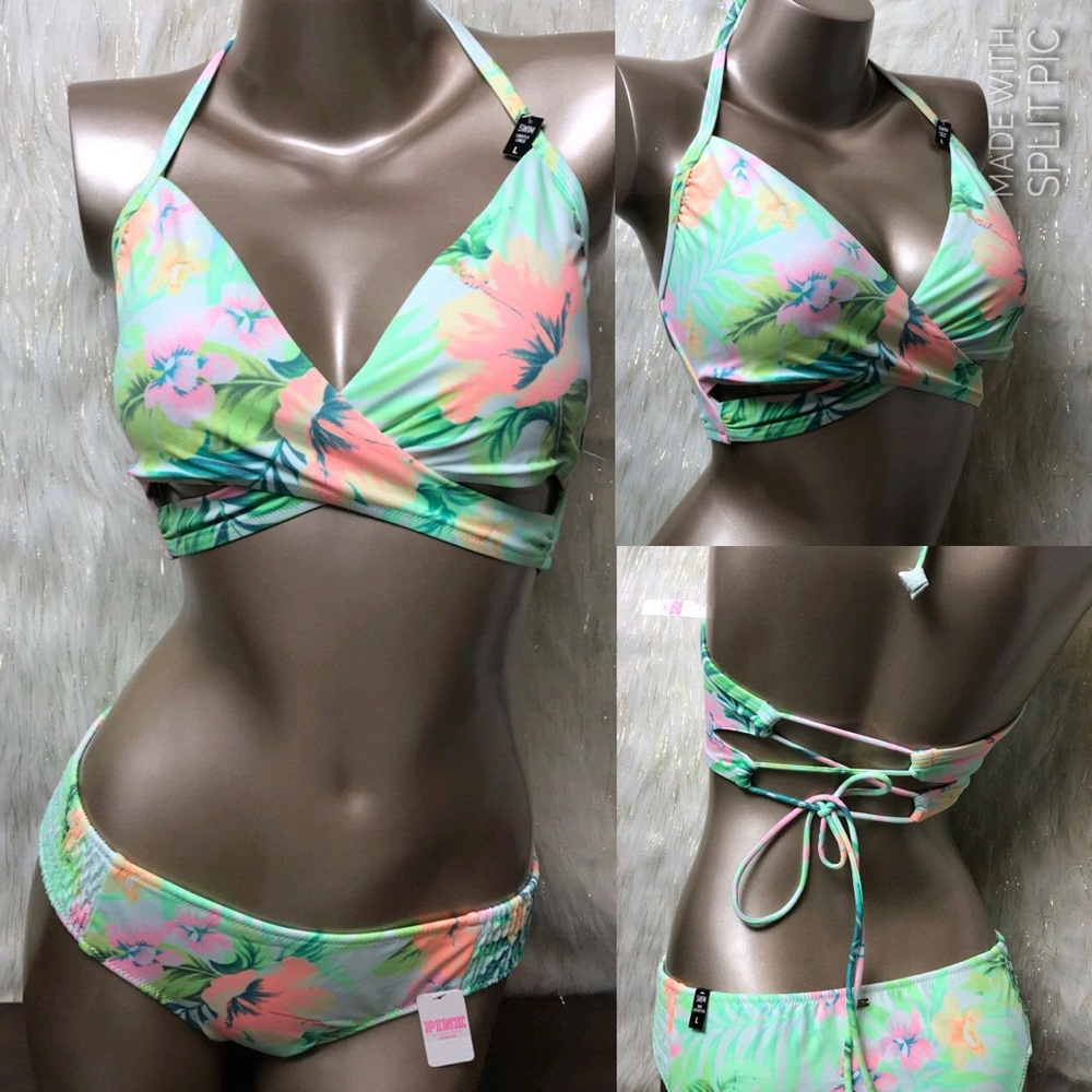 ❌SOLD❌ Victorias Secret PINK | Wrap Strappy Bikini